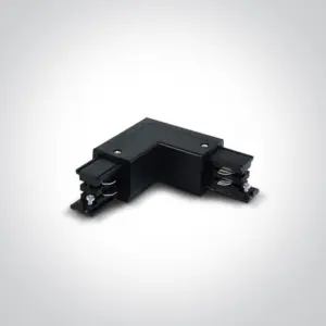 L-Verbinder für 3-Phasen Schienensystem Schwarz