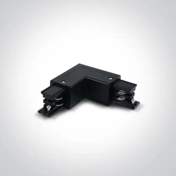L-Verbinder für 3-Phasen Schienensystem Schwarz