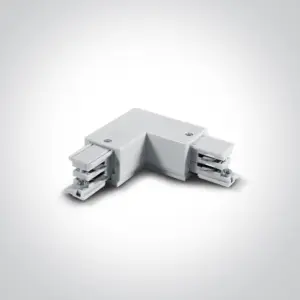 L-Verbinder für 3-Phasen Schienensystem Weiss