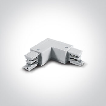 L-Verbinder für 3-Phasen Schienensystem Weiss