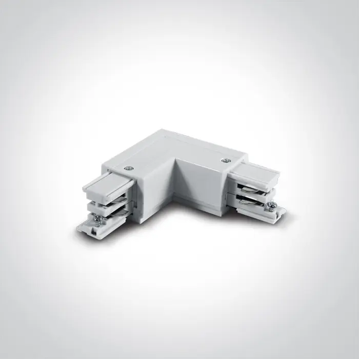 L-Verbinder für 3-Phasen Schienensystem Weiss – Bild 1