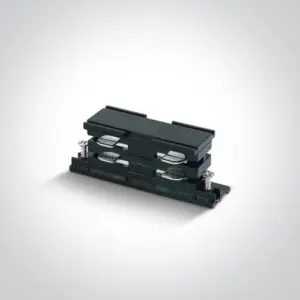 Linearverbinder für 3-Phasen Schienen-System Schwarz