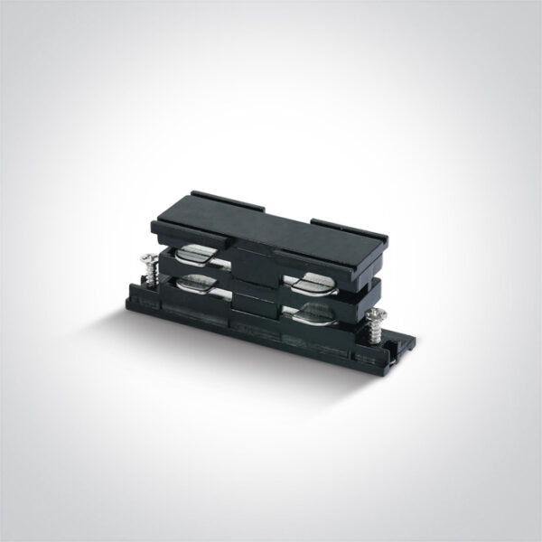 Linearverbinder für 3-Phasen Schienen-System Schwarz