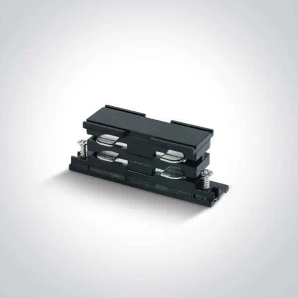 Linearverbinder für 3-Phasen Schienen-System Schwarz
