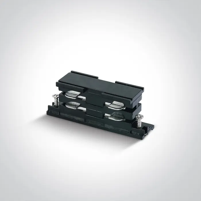 Linearverbinder für 3-Phasen Schienen-System Schwarz – Bild 1