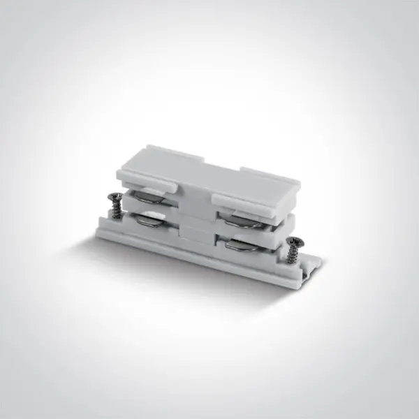 Linearverbinder für 3-Phasen Schienen-System Weiss