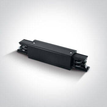Linearverbinder für 3-Phasen Schienensystem Schwarz