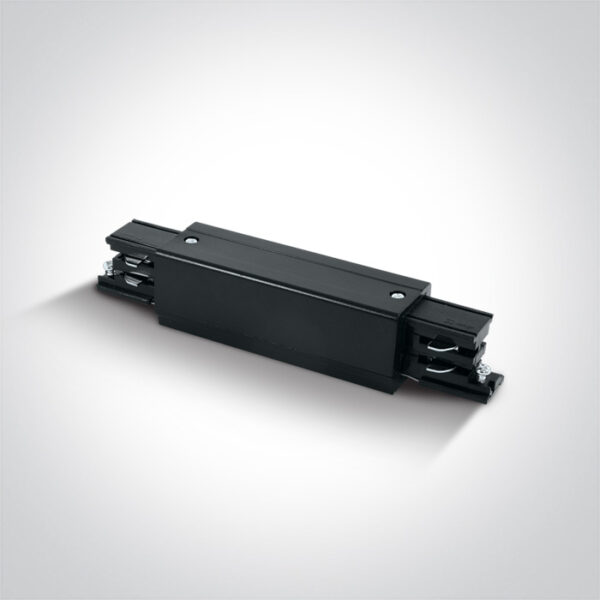 Linearverbinder für 3-Phasen Schienensystem Schwarz