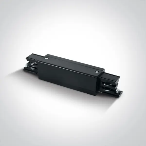 Linearverbinder für 3-Phasen Schienensystem Schwarz
