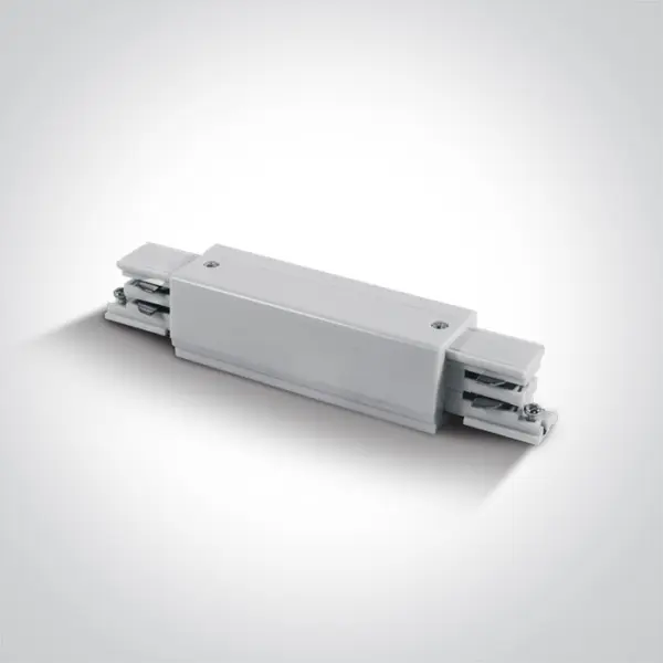 Linearverbinder für 3-Phasen Schienensystem Weiss