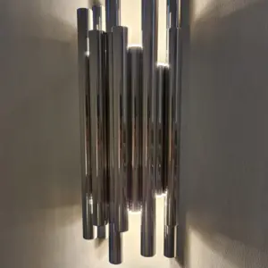 Wandleuchte-LED ORGANIC Chrom