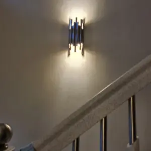 Wandleuchte-LED ORGANIC Chrom – Bild 2