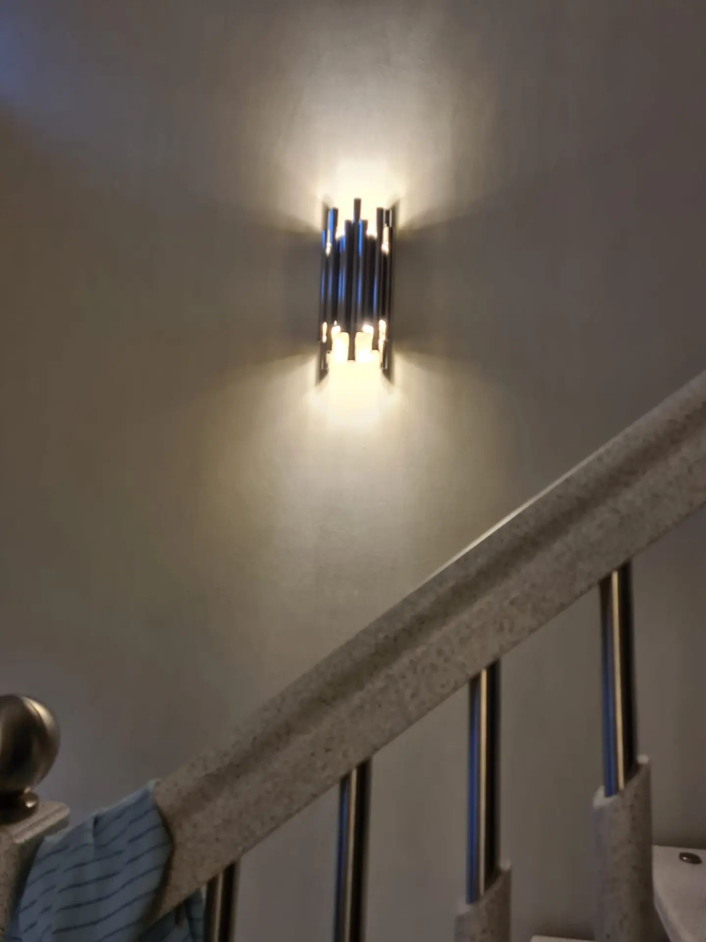 Wandleuchte-LED ORGANIC Chrom – Bild 2
