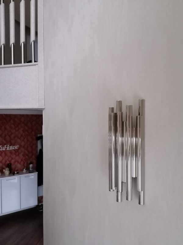 Wandleuchte-LED ORGANIC Chrom
