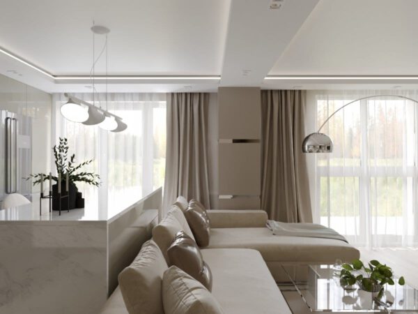 Extravagante vierflammige LED-Hängeleuchte Orchid Axo Light