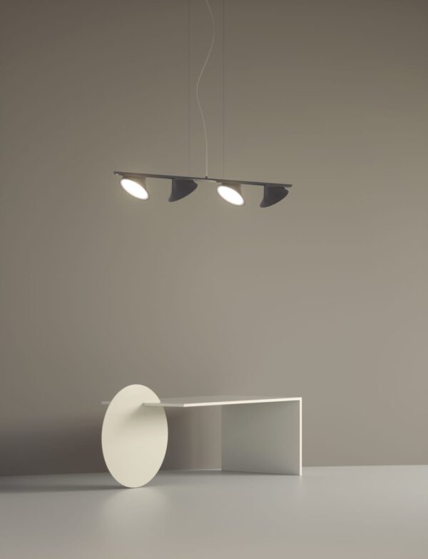 Extravagante vierflammige LED-Hängeleuchte Orchid Axo Light