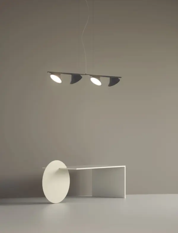 Extravagante vierflammige LED-Hängeleuchte Orchid Axo Light