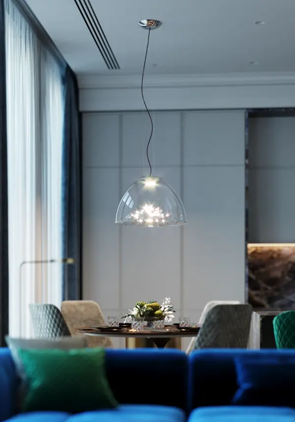 Einzigartige LED-Hängeleuchte Mountain View Axo Light