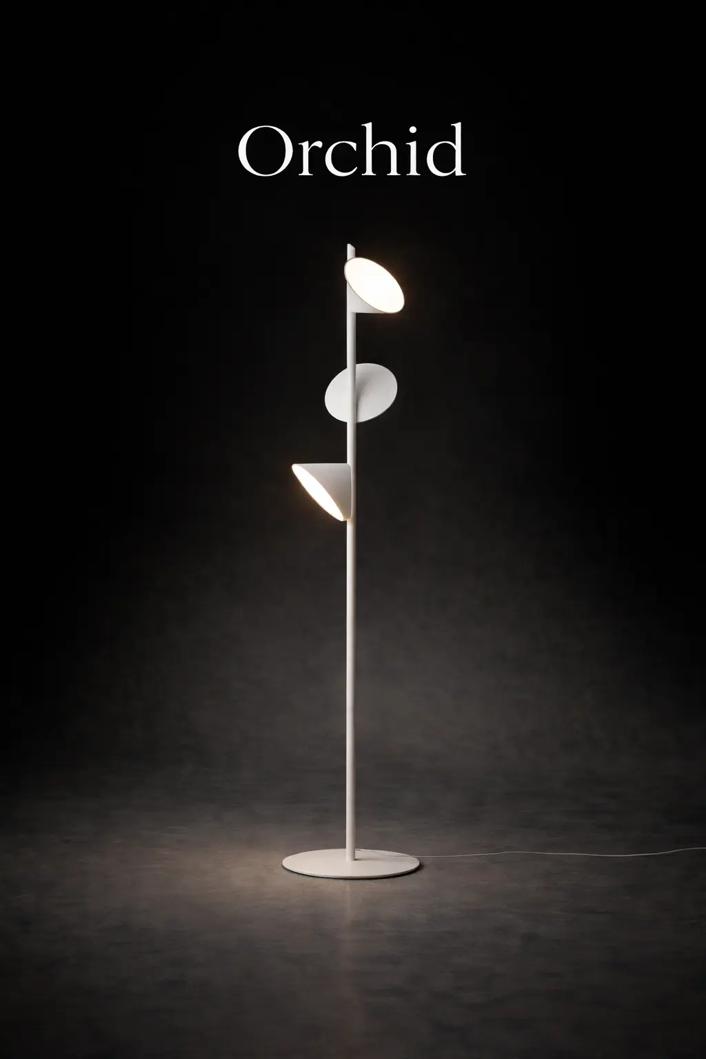 Stilvolle dreiflammige LED-Stehleuchte Orchid Axolight – Bild 19