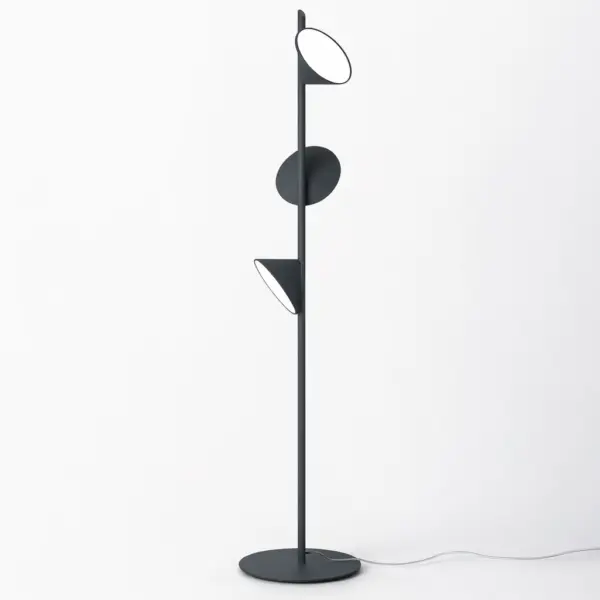 Stilvolle dreiflammige LED-Stehleuchte Orchid Axolight
