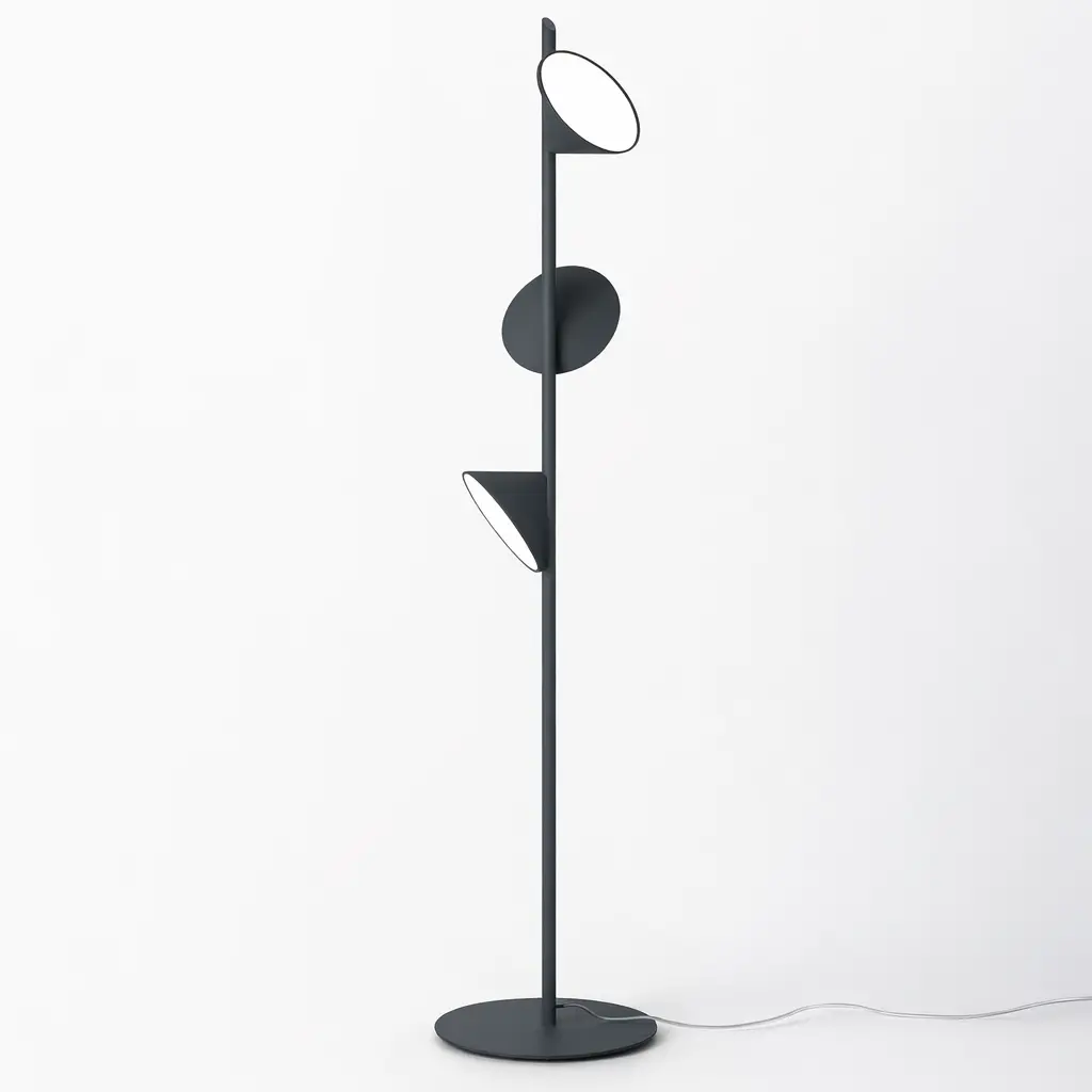 Stilvolle dreiflammige LED-Stehleuchte Orchid Axolight – Bild 14