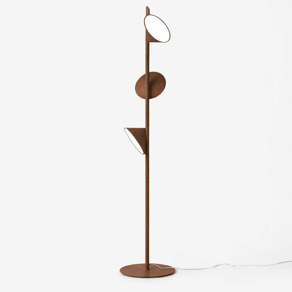Stilvolle dreiflammige LED-Stehleuchte Orchid Axolight – Bild 9