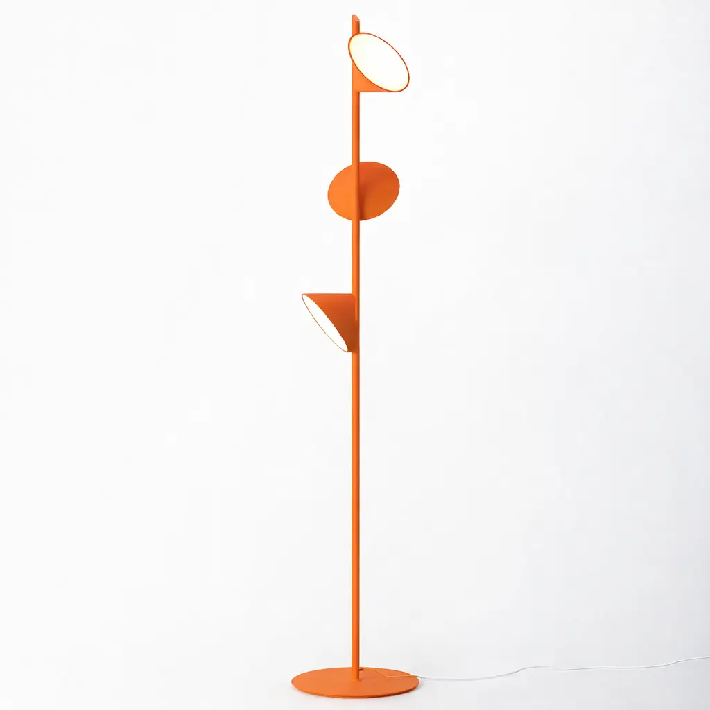 Stilvolle dreiflammige LED-Stehleuchte Orchid Axolight – Bild 8