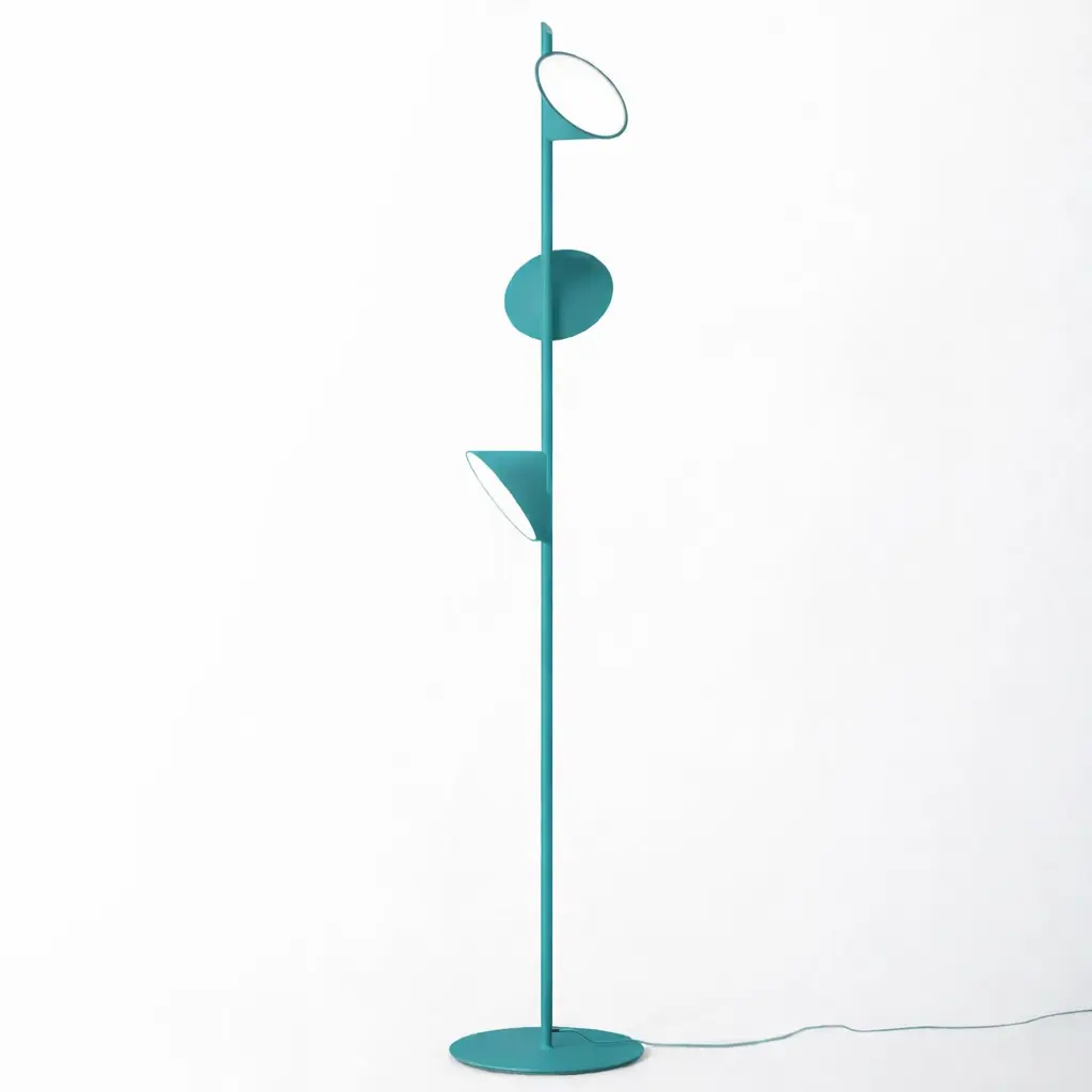 Stilvolle dreiflammige LED-Stehleuchte Orchid Axolight – Bild 6