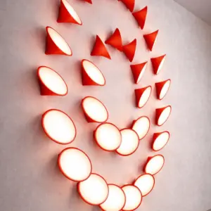 Moderne einflammige LED-Wand-/Deckenleuchte Orchid Axolight – Bild 4