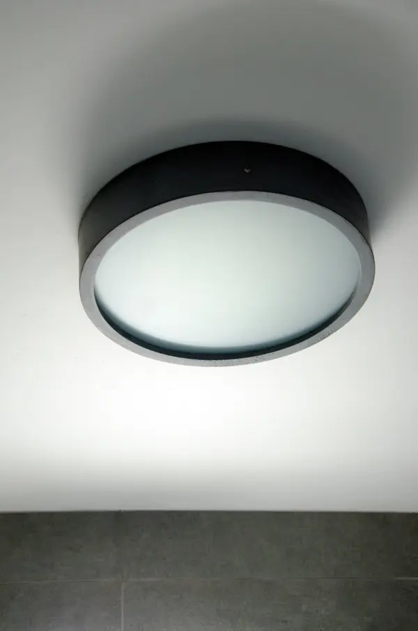 Beton-Deckenleuchte-LED Planet