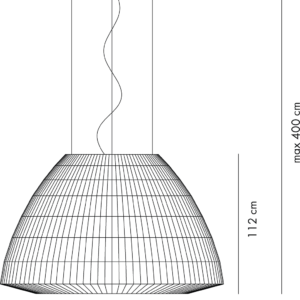 Designer-Hängeleuchte Bell ø 180 cm Axo Light – Bild 23