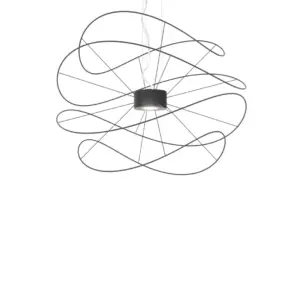 Traumhafte LED-Hängeleuchte Hoops Schwarz Axo Light – Bild 13