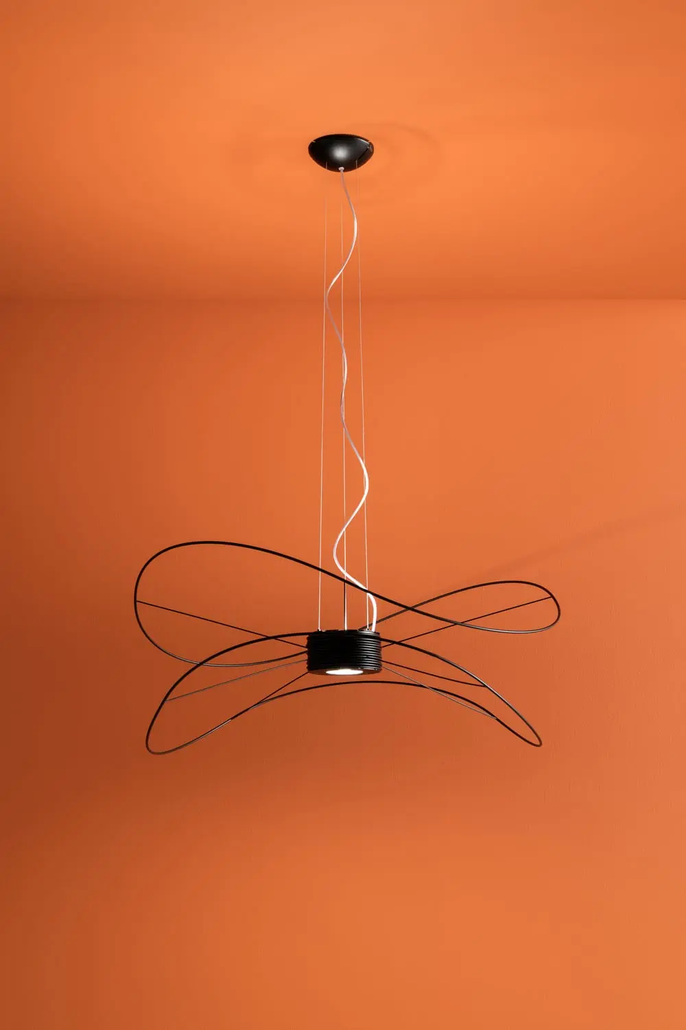 Traumhafte LED-Hängeleuchte Hoops Schwarz Axo Light – Bild 3