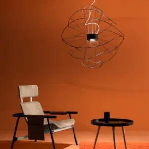 Traumhafte LED-Hängeleuchte Hoops Schwarz Axo Light – Bild 8