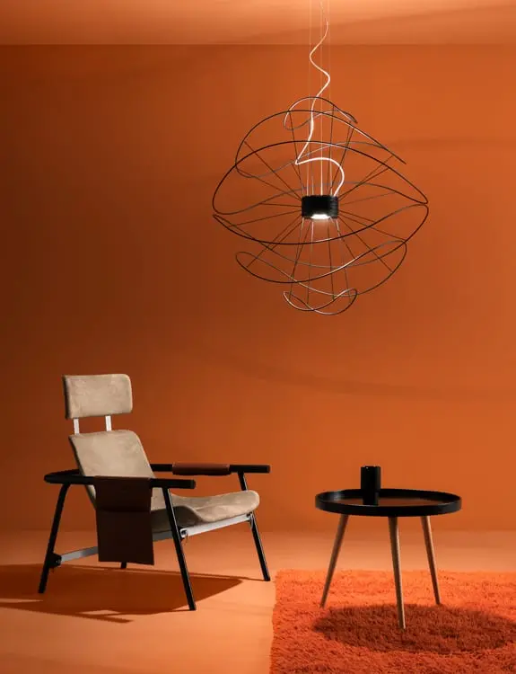Traumhafte LED-Hängeleuchte Hoops Schwarz Axo Light