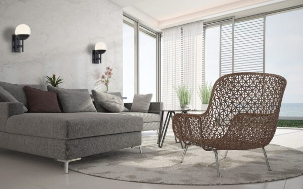 Elegante Wandleuchte Dallas IP44