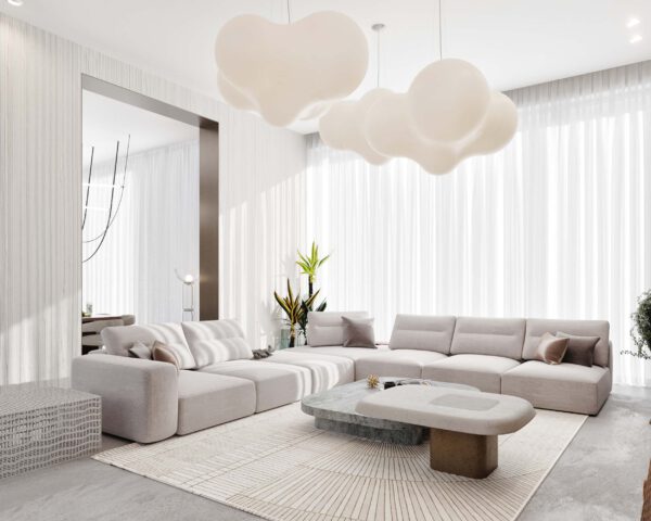 Traumhafte LED-Hängeleuchte Cloudy Axo Light