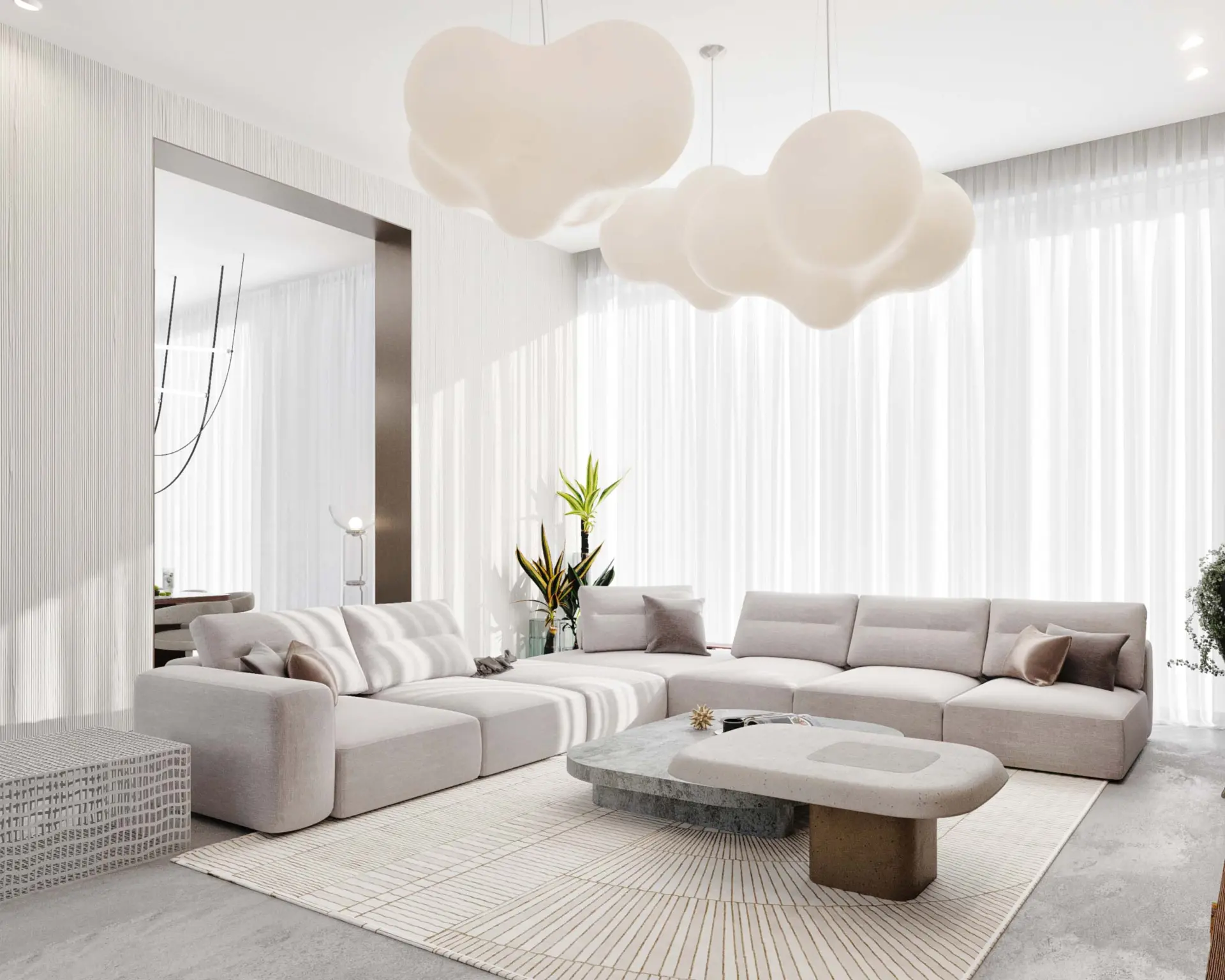 Traumhafte LED-Hängeleuchte Cloudy Axo Light – Bild 2