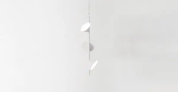 Stilvolle dreiflammige LED-Hängeleuchte Orchid Axo Light