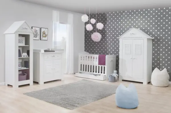 Babybett Marseille Kiefernholz 120x60 cm