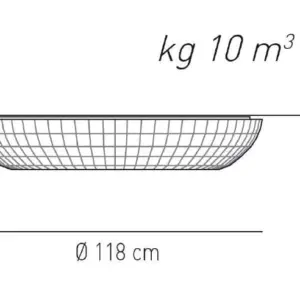 Designer-Deckenleuchte Bell ø 118 cm Axo Light – Bild 6
