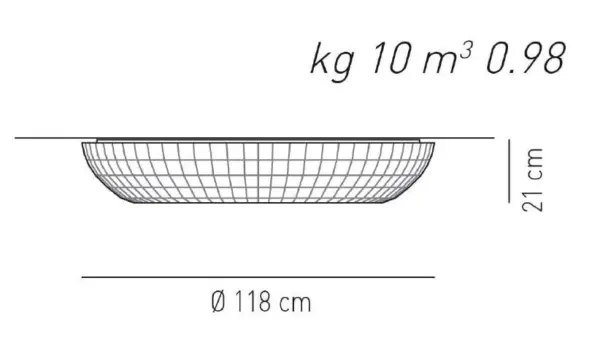 Designer-Deckenleuchte Bell ø 118 cm Axo Light