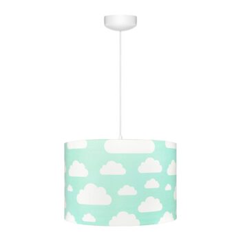 Hängeleuchte Wolken Mint