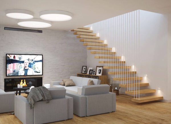 Stilvolle LED-Deckenleuchte Aba Pro