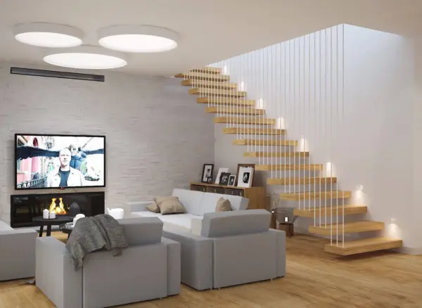 Stilvolle LED-Deckenleuchte Aba Pro