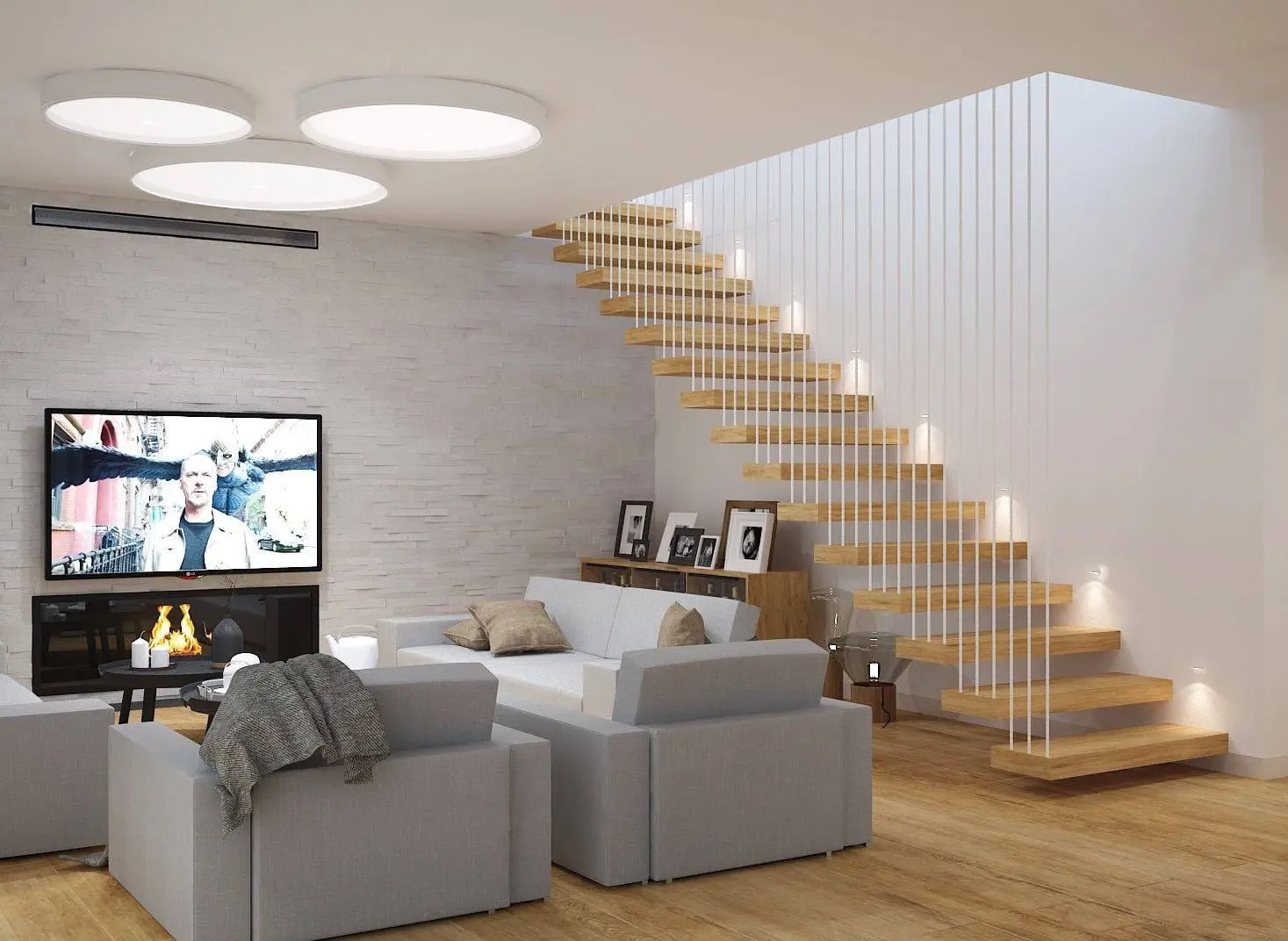 Stilvolle LED-Deckenleuchte Aba Pro – Bild 10