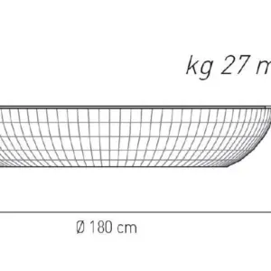 Designer-Deckenleuchte Bell ø 180 cm Axo Light – Bild 7