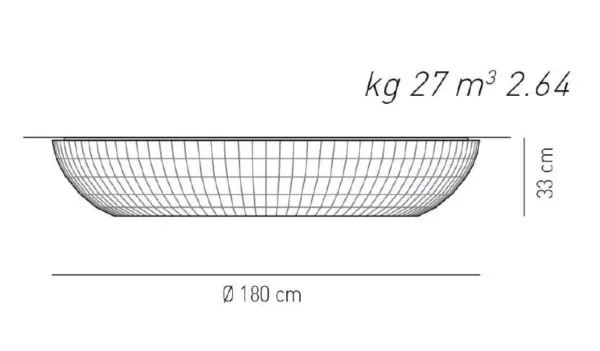 Designer-Deckenleuchte Bell ø 180 cm Axo Light