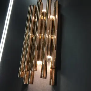 Wandleuchte-LED ORGANIC Gold – Bild 2