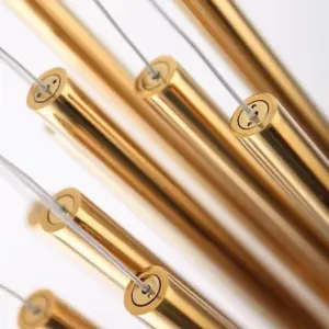Einzigartige LED-Hängeleuchte Organic Gold – Bild 5